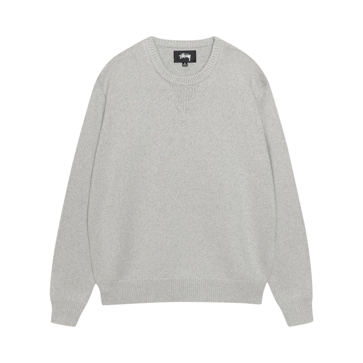 Buy Stussy Handwritten Sweater 'Heather Grey' - 117263 HEAT | GOAT