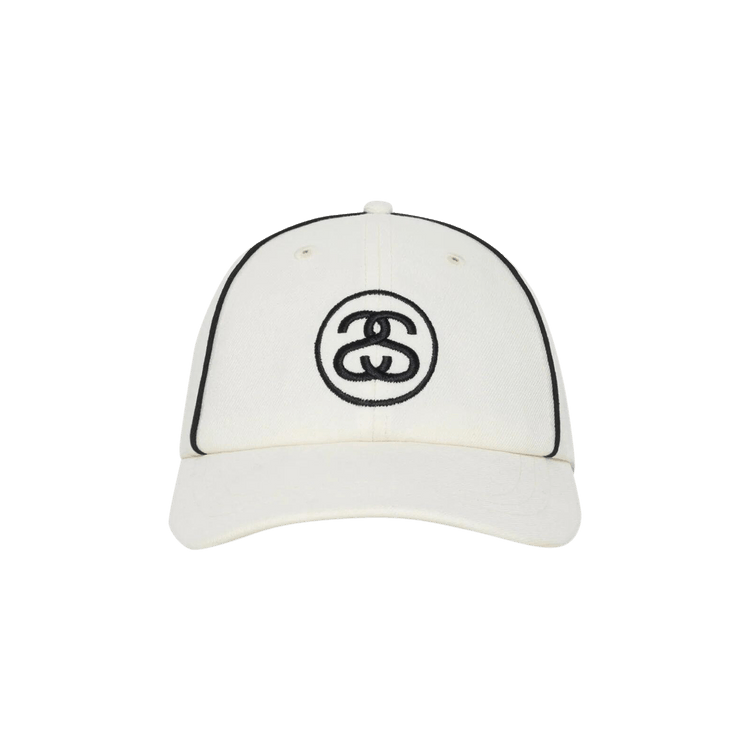 Stussy Low Profile Contrast Piping Snapback Bone Men's