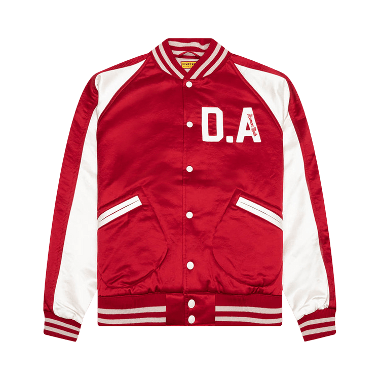 Buy Human Made Satin Stadium Jacket 'Red' - HM29JK020 RED | GOAT