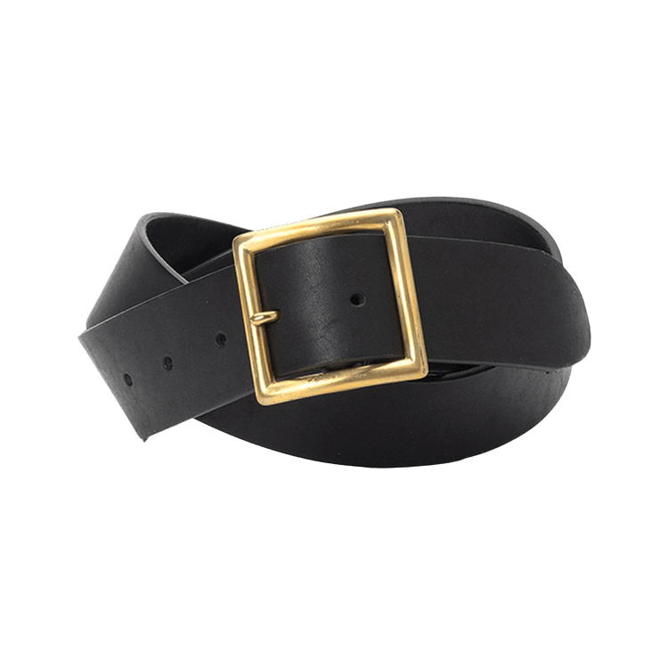 Buy Visvim Plain Belt 'Black' - 125103003019 BLAC | GOAT SA