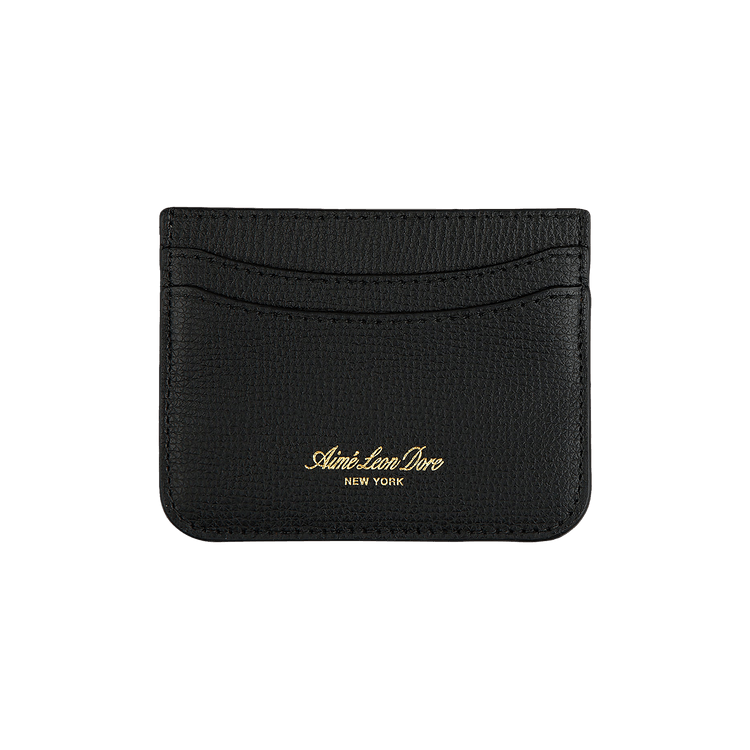 Buy Aimé Leon Dore Full Grain Leather Cardholder 'Black
