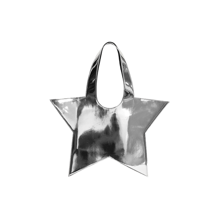Buy Coperni Mirrored Mini Star Tote Bag 'Silver