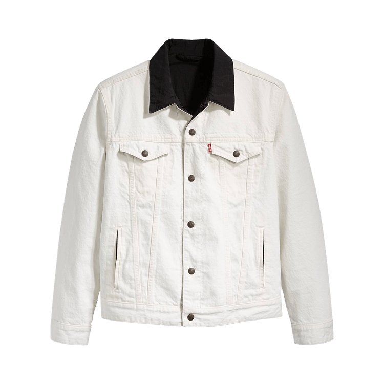 Buy Air Jordan x Levi's Reversible Denim Trucker Jacket 'White