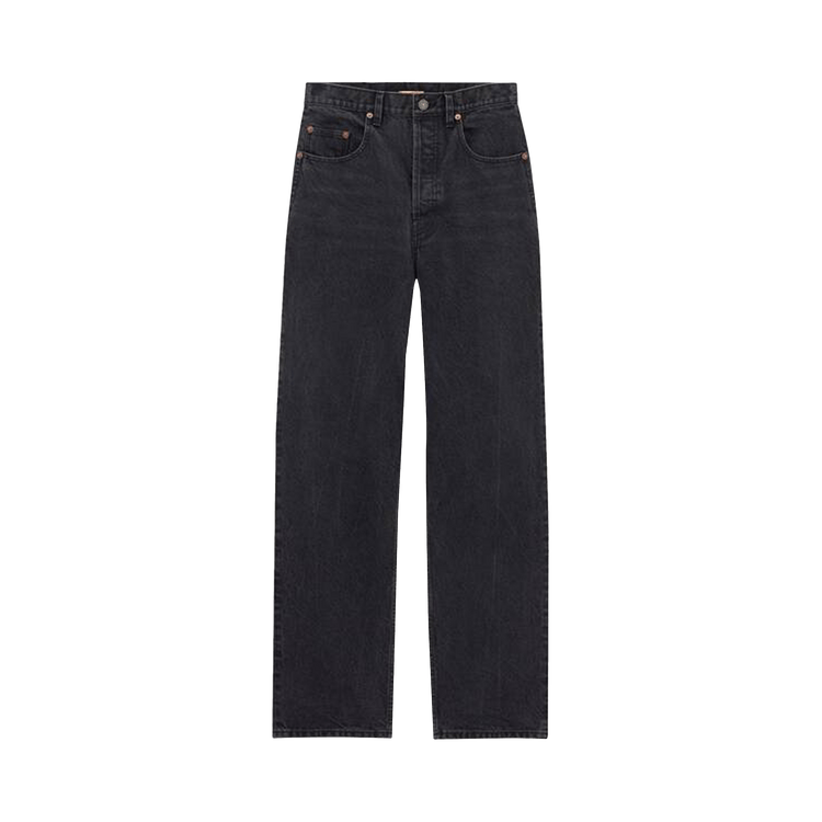 Buy Saint Laurent Carrot-Fit Jeans 'Used Paris Black' - 824083