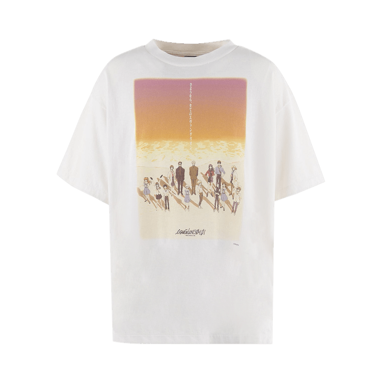 Buy SAINT Mxxxxxx x Evangelion x GEEKS RULE Tee 'Orange/White