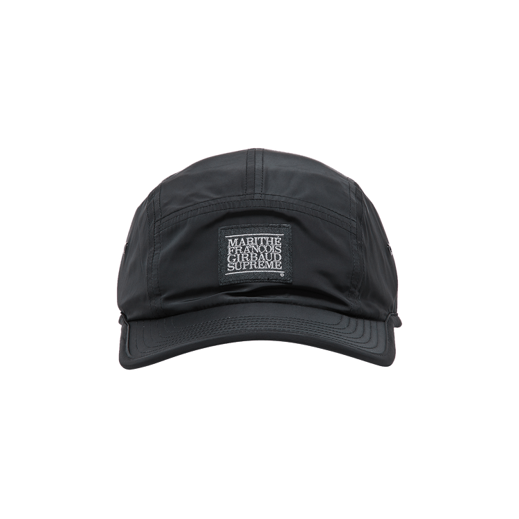 帽子 Supreme x GOODENOUGH Camp Cap Black Supreme GOODENOUGH Crushed Rayon Camp Cap Black - SS25 - US