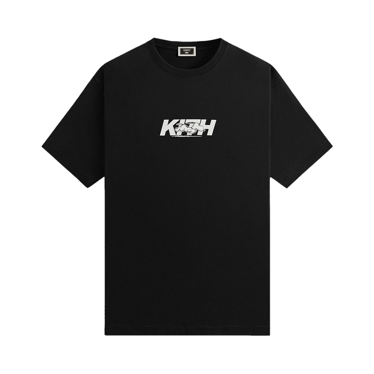 Buy Kith For Peanuts Snoopy Run Fast Logo Tee 'Black
