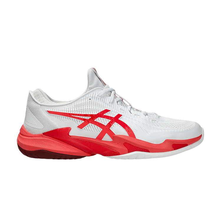 Buy Asics Court FF 3 Novak 'White Electric Red' - 1041A522 966 | GOAT