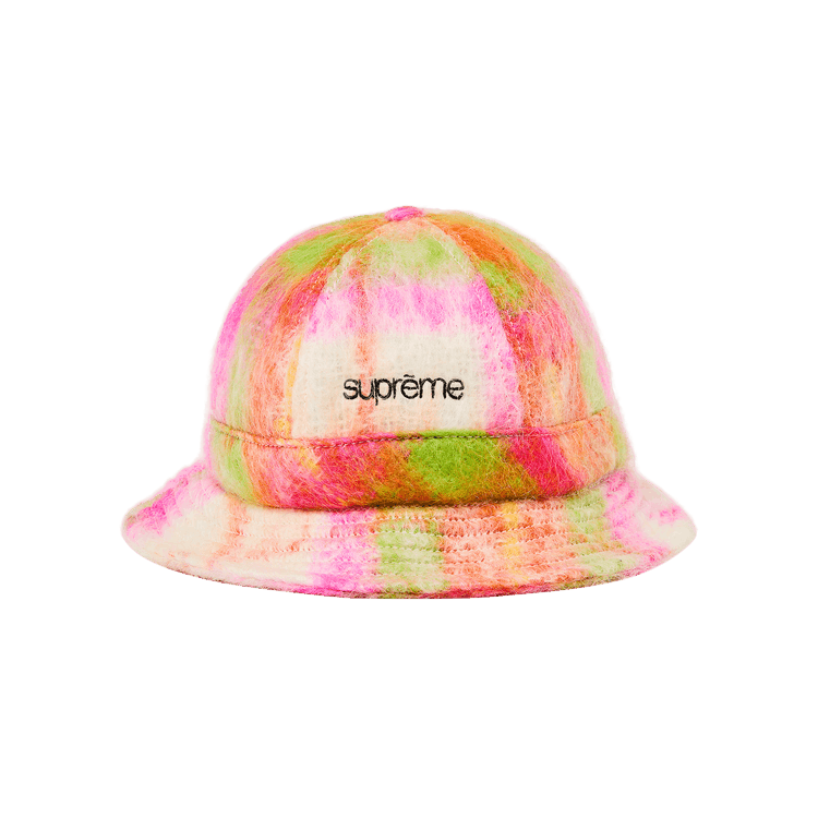 Buy Supreme Mohair Plaid Bell Hat 'Multicolor' - SS25H83