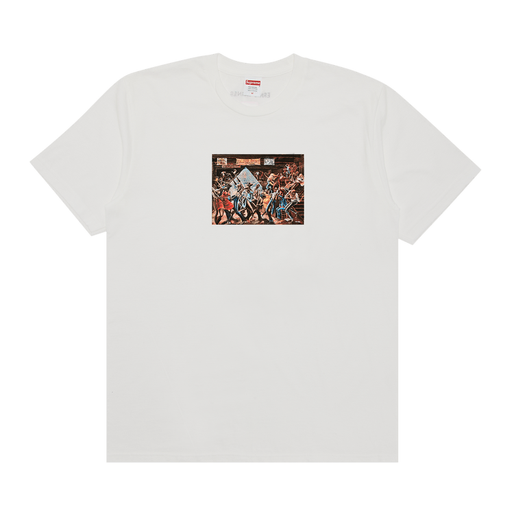 【Supreme x Ernie Barnes】T-Shirt★Heather Grey★25SS★ Supreme Ernie Barnes Tee (SS25) - $48