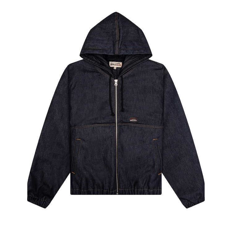 ジャケット・アウター stussy zip work jacket denim raw Stüssy: Men's Zip Work Jacket Denim (Raw) | DSMNY E-SHOP