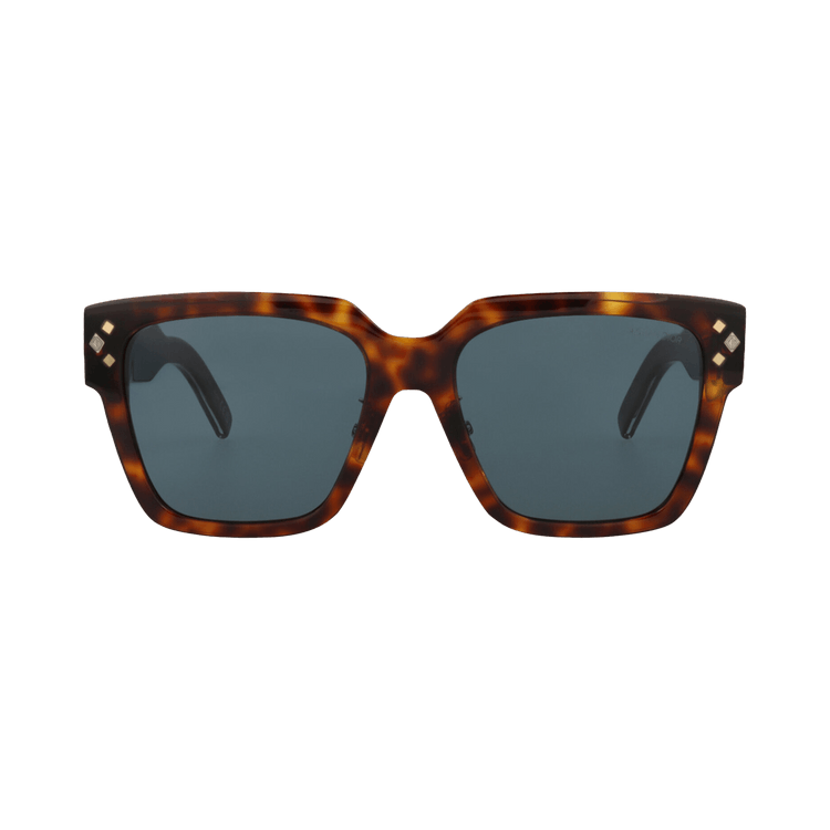 Buy Dior Square Sunglasses 'Havana/Blue' - DM40084F 56V | GOAT