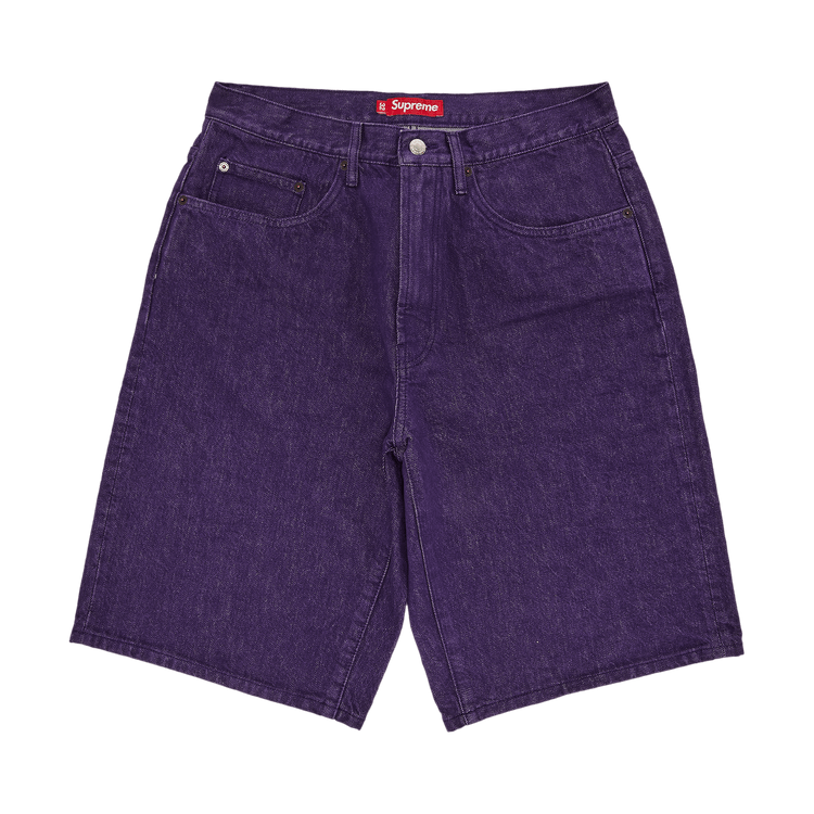 Buy Supreme Baggy Denim Short 'Purple' - SS25SH8 PURPLE | GOAT