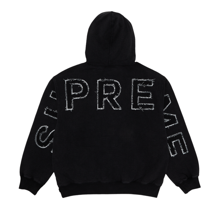 Превосходная потертая толстовка с капюшоном 