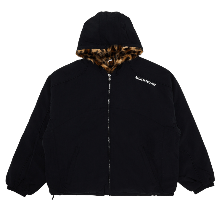 ジャケット・アウター Supreme stain hooded track jacket black Supreme Satin Hooded Track Jacket (SS24) - $198