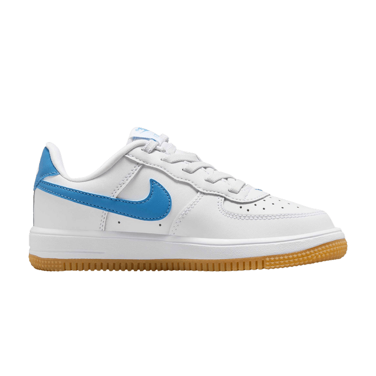 Buy Nike Force 1 Low EasyOn PS 'White Blue Beyond Gum' - FN0237