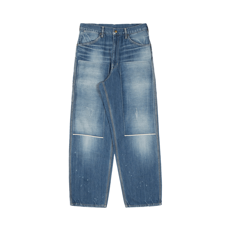Buy Visvim Carpenter Pants 'Blue' - 125105005014 BLUE | GOAT