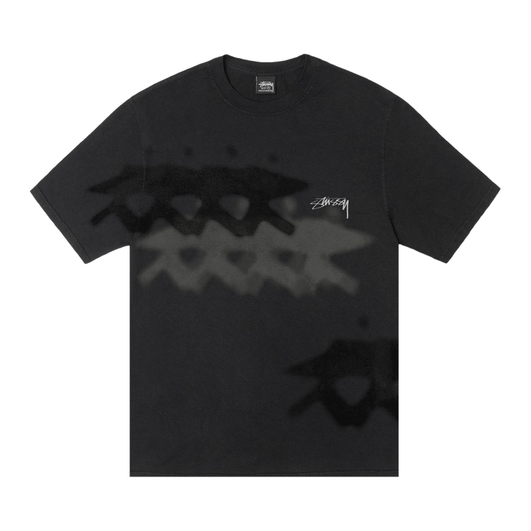 ★【STUSSY】★Basic Stussy Pigment Dyed LS T-Shir.t Black★ Stussy Big Basic Pigment Dyed Tee Black/Purple Men's - SS23 - US