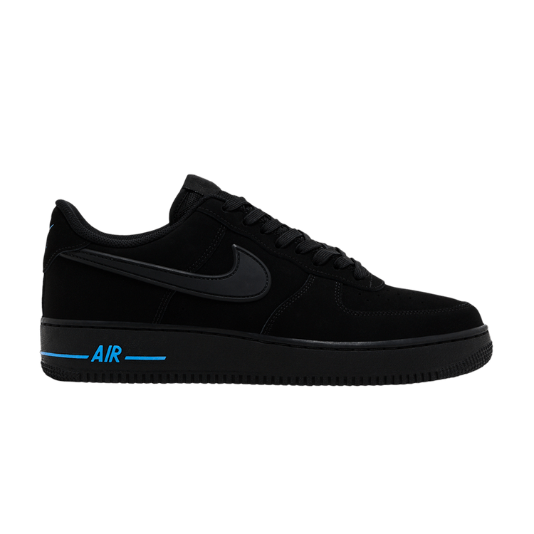 Кроссовки Nike Air Force 1 '07 'Black University Blue'