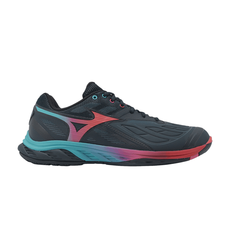 Buy Mizuno Wave Fang 2 Wide 'Salute Hibiscus Peacock Blue