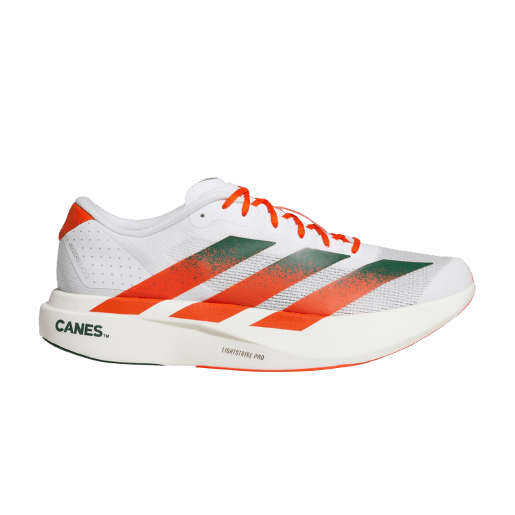 Buy NCAA x adidas Adizero Evo SL 'Miami' - JQ2148 | GOAT