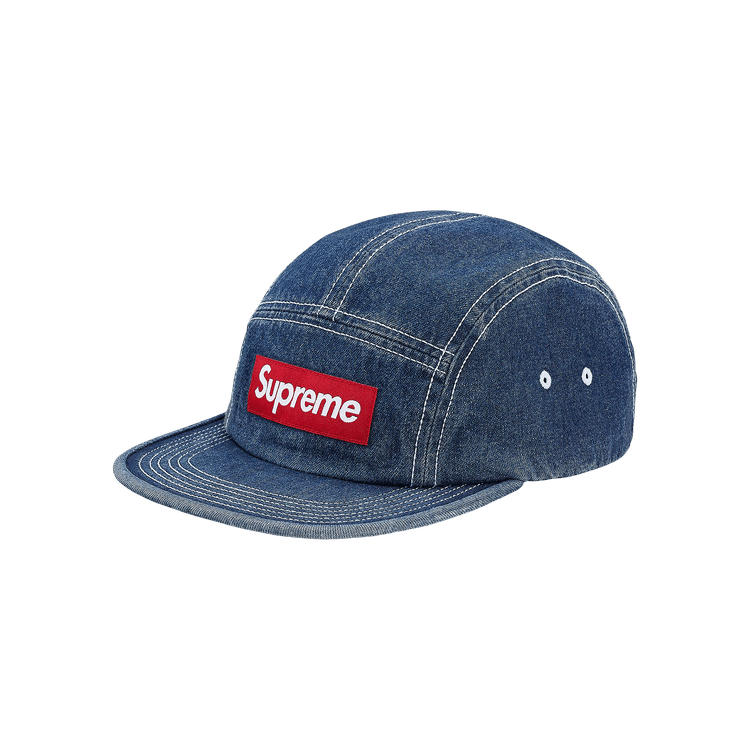 Buy Supreme Contrast Stitch Camp Cap 'Denim' - SS18H67 DENIM | GOAT