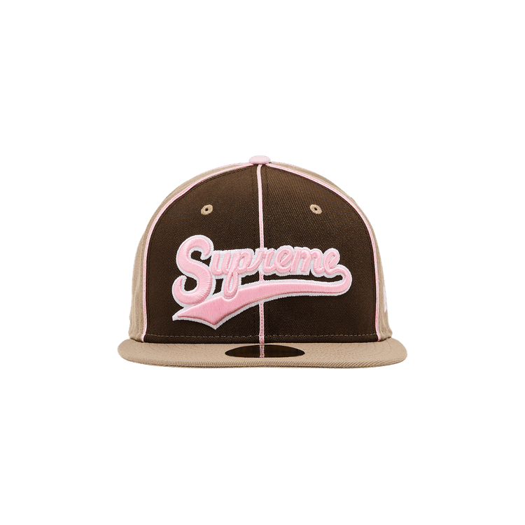Buy Supreme Piping Script Logo New Era 'Tan' - SS25H17 TAN
