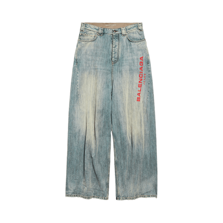Buy Balenciaga Baggy Jeans 'Stained' - 831599 TNW65 5760 | GOAT