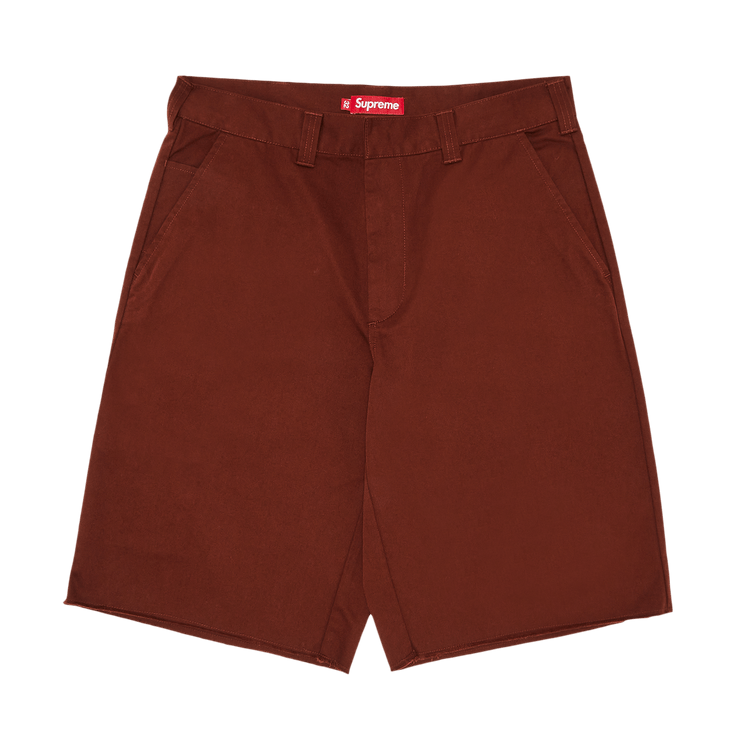 Buy Supreme Work Short 'Mahogany' - SS25SH1 MAHOGANY | GOAT