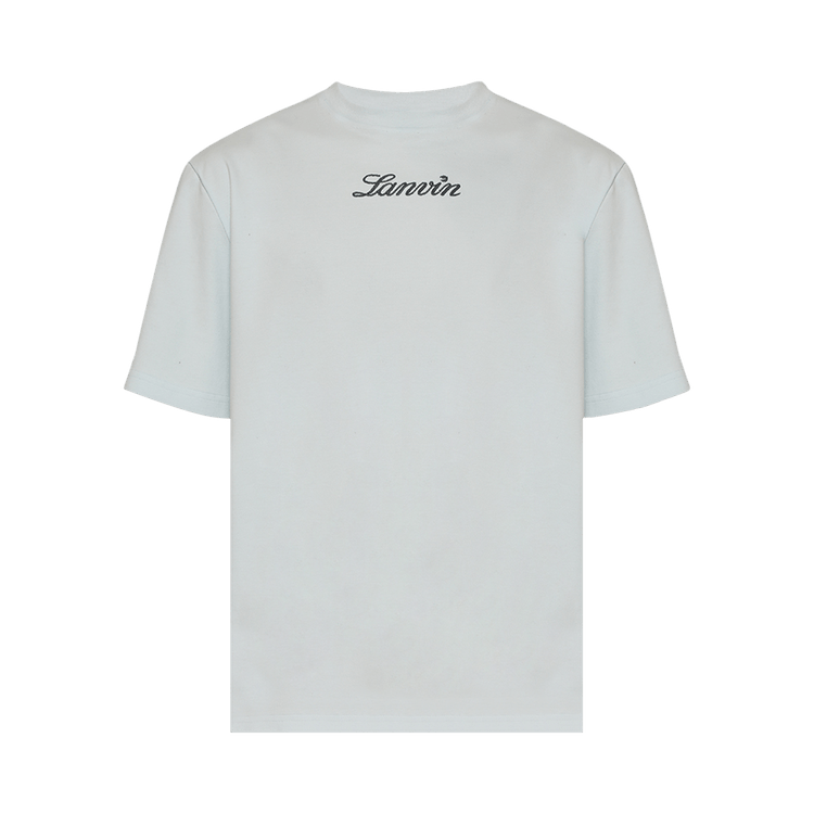 Tシャツ・カットソー LANVIN SS25 BOUCLETTE LOGO T-SHIRT (RM TS0115 J234 E25 01) Buy Lanvin Bouclette Logo T-Shirt 'Chambray' - RM TS0115