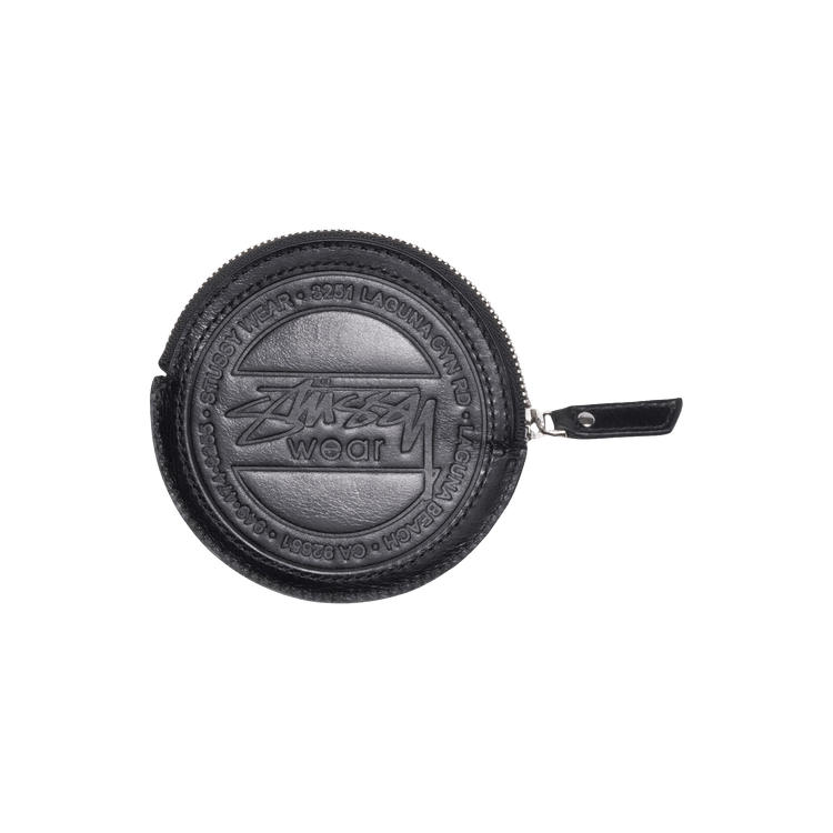 Buy Stussy Surf Dot Leather Pouch 'Black' - 136141 BLAC | GOAT