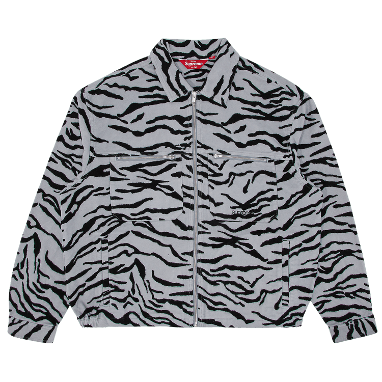 Buy Supreme Moleskin Work Jacket 'Zebra' - SS25J77 ZEBRA | GOAT