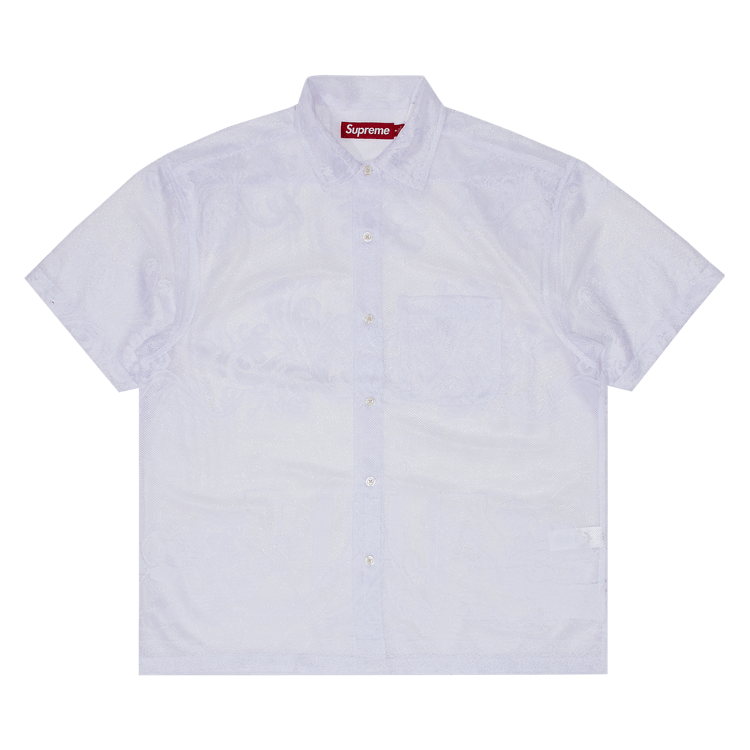 トップス Supreme Last Supper Lace S/S Shirt White Buy Supreme Last Supper Lace Short-Sleeve Shirt 'White