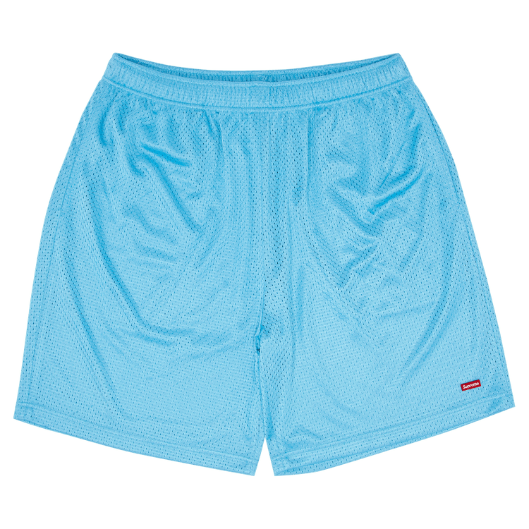ウェア Supreme Small Box Baggy Mesh Short (M) Buy Supreme Small Box Baggy Mesh Short 'Cyan' - SS25SH18 CYAN | GOAT