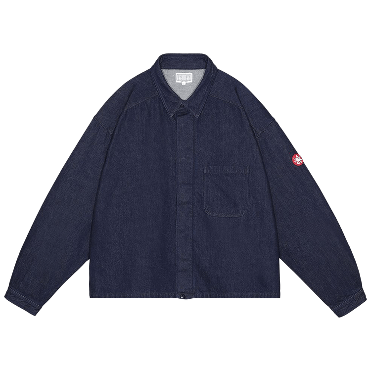 Buy Cav Empt Denim Short Shirt Jacket 'Indigo' - CES27JK11 INDI | GOAT