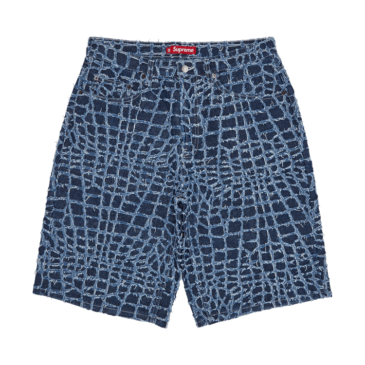 パンツ Supreme Rigid Baggy Denim Short Indigo M Supreme Rigid Baggy Selvedge Denim Short Rigid Indigo Men's