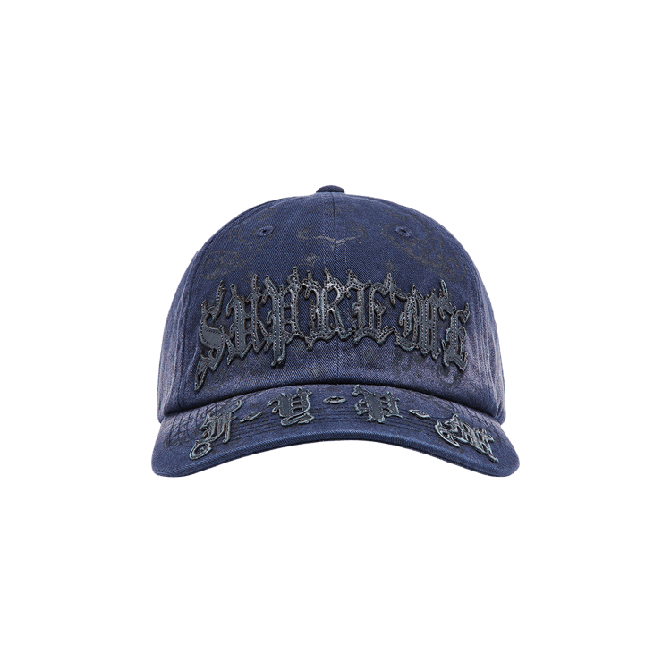 【新品】 Supreme Leather Applique 6-Panel 紺 Supreme Leather Applique 6-Panel Cap 4colors SS25 | eBay