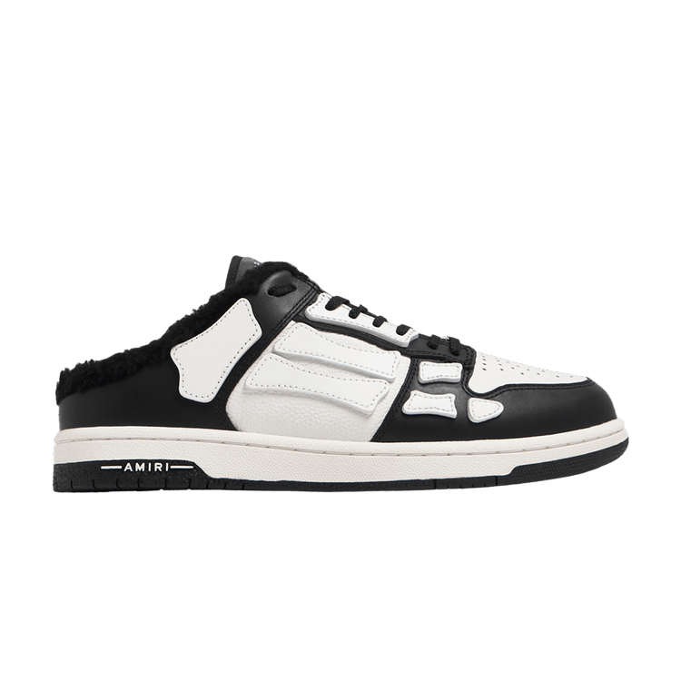 Buy Amiri Skel Top Mule 'Black White' - PS24MFS008 001 | GOAT