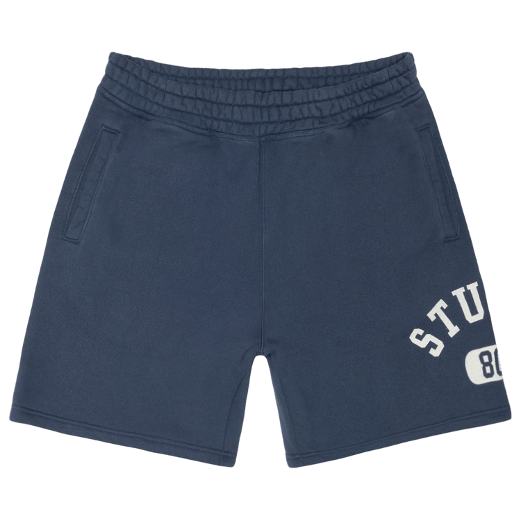 Buy Stussy Varsity Fleece Short 'Navy' - 112341 NAVY | GOAT