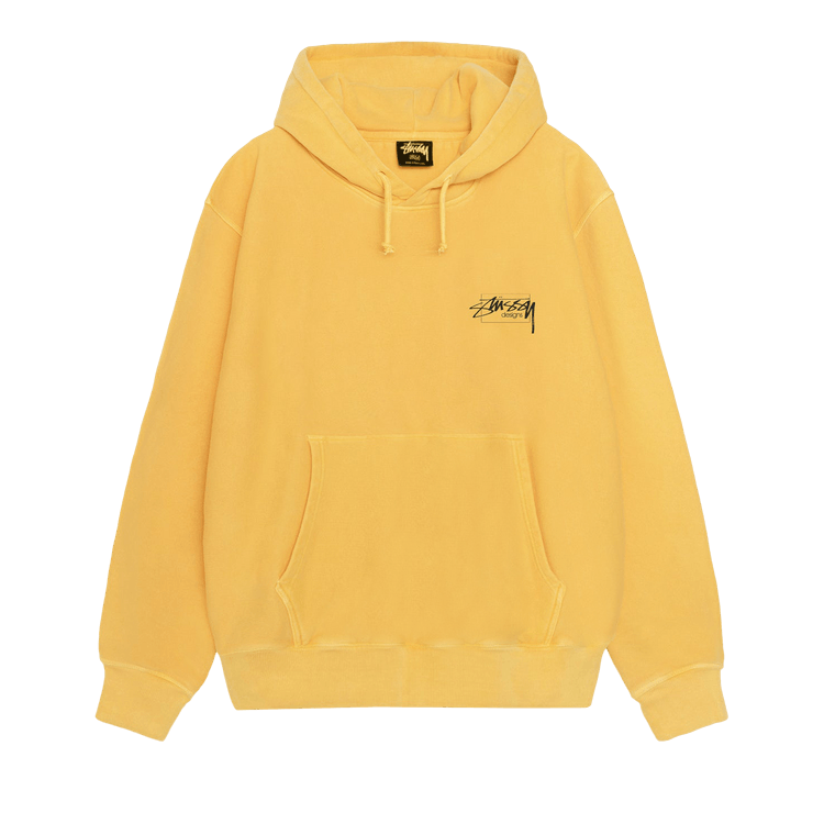 Buy Stussy Modern Age Hoodie Pigment Dyed 'Yellow' - 1925079 YELL