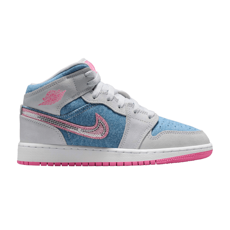 Jordan 1 Mid Denim Sequin (GS)