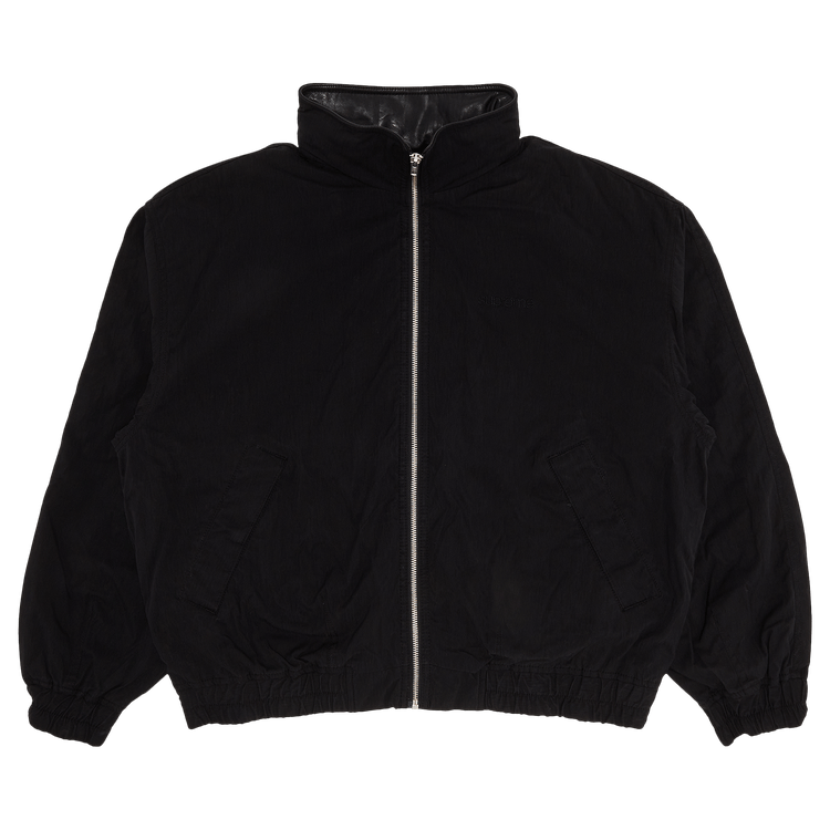Supreme Leather Collar Utility Jacket黒M Supreme Leather Collar Utility Jacket (SS25) Black Men's
