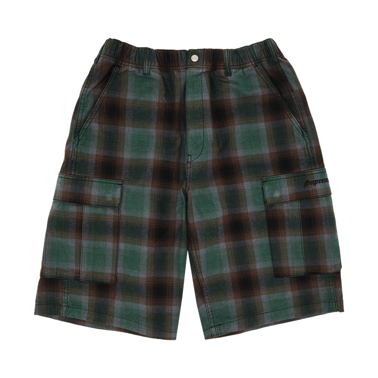 Ｌ supreme Shadow Plaid Cargo Short Supreme Shadow Plaid Cargo Short (SS25) - $138