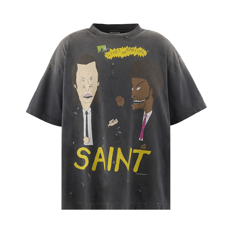 Buy SAINT Mxxxxxx Rapture Short-Sleeve T-Shirt 'Black' - SM