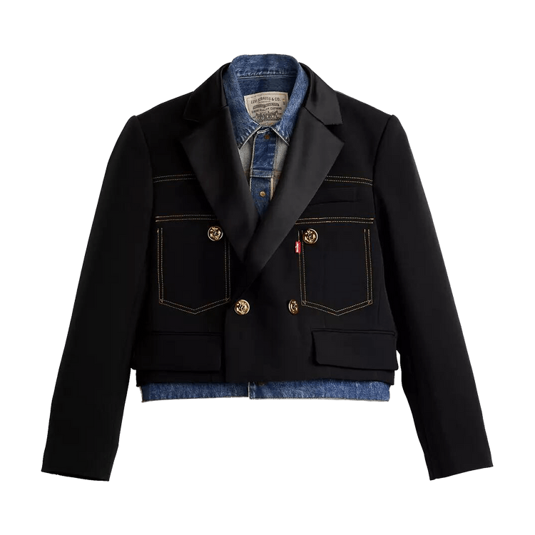 Buy Levi's x Sacai Denim x Metelasse Twill Jacket 'Black