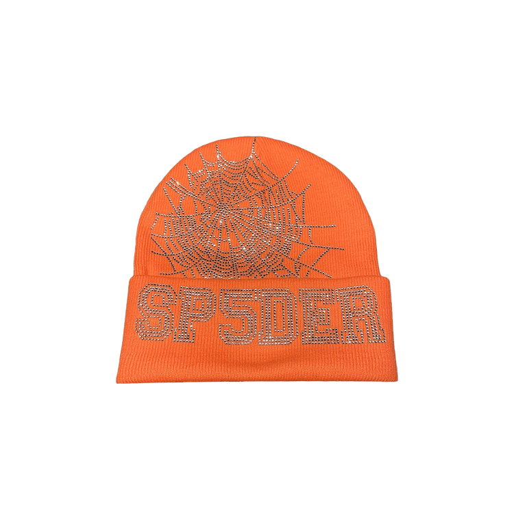 Buy Sp5der Web Beanie 'Orange' - SP5 WEB BNOR | GOAT