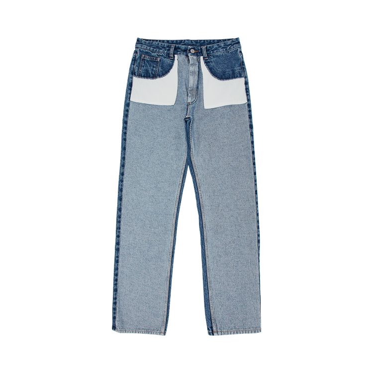 Buy MM6 Maison Margiela 5 Pockets Denim Pants 'Medium Blue