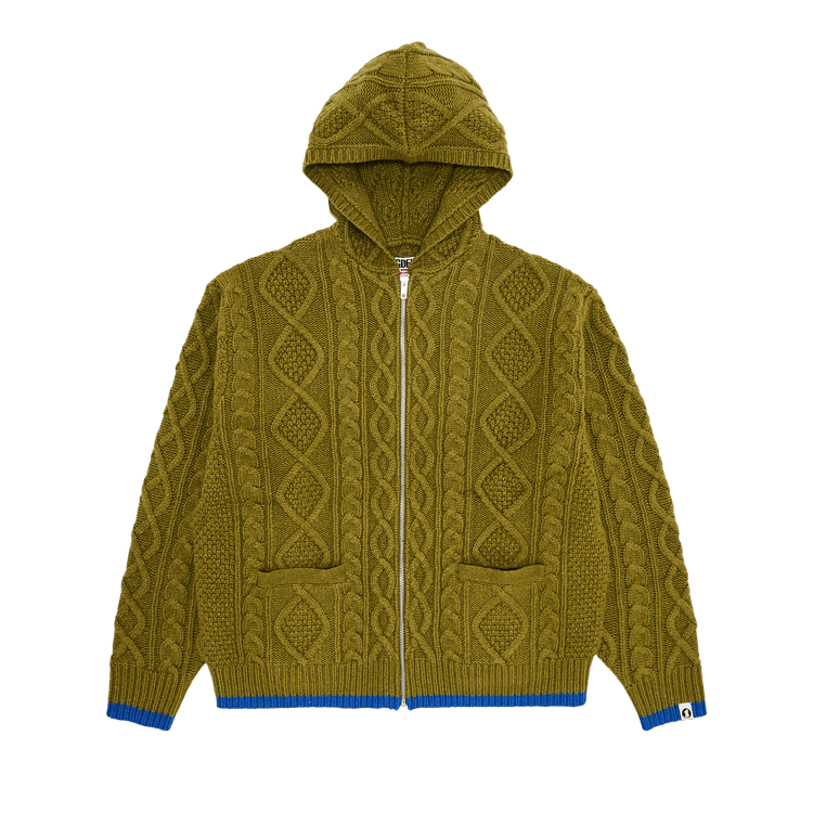 Buy Supreme x Goodenough Zip Up Hooded Sweater 'Olive' - SS25SK35