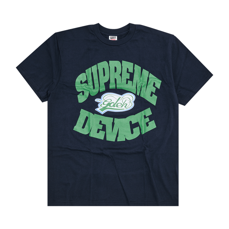 Buy Supreme x Goodenough Device Tee 'Navy' - SS25T17 NAVY | GOAT