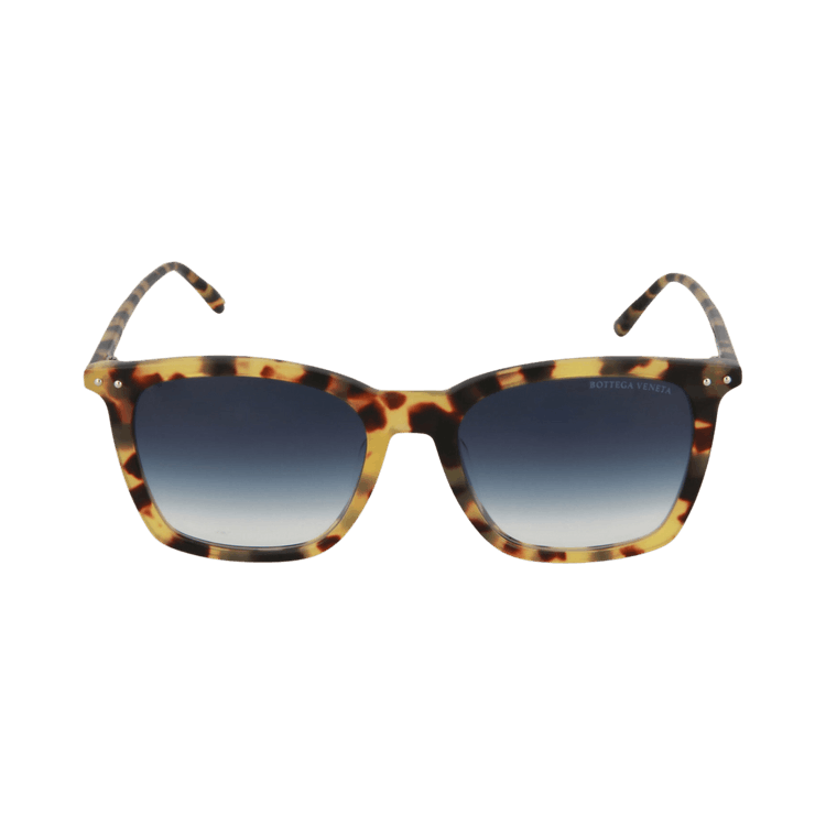 BOTTEGA VENETA - NEW - BV0251SA Havana Tortoise Blue Gradient Sunglasses Bottega Veneta Bv0251sa 005 Square Sunglasses - Blue  main image 3